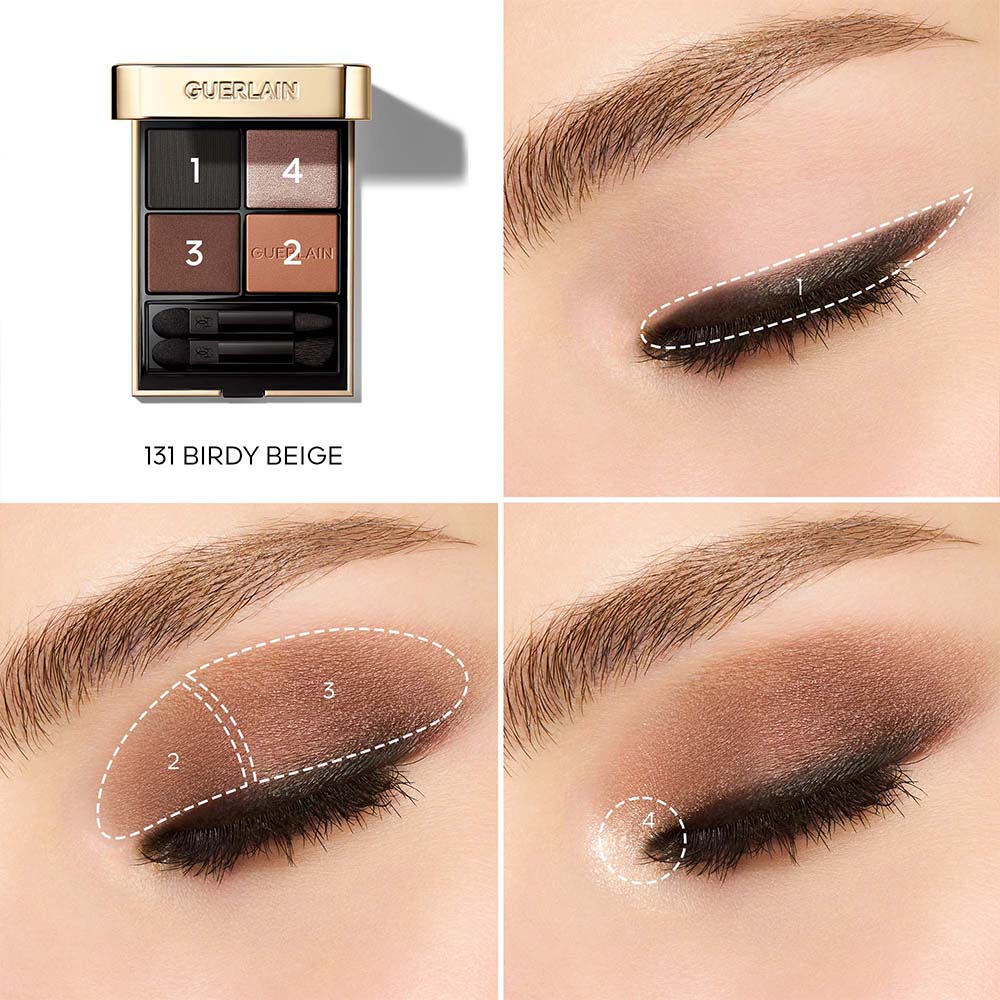 OMBRES G SOMBRAS DE OJOS EN 4 TONOS (PALETA DE SOMBRAS PARA OJOS)